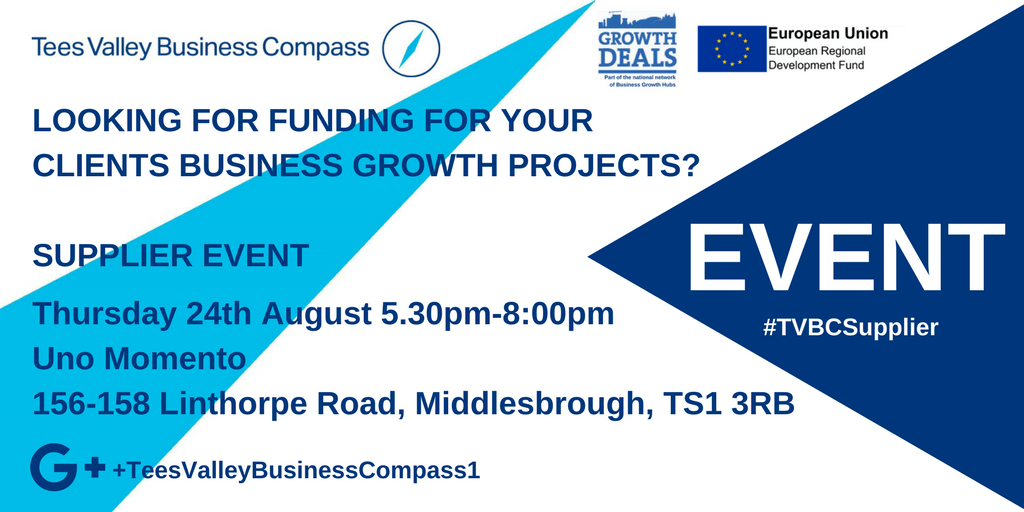 Tees Valley Business Compass Supplier Event